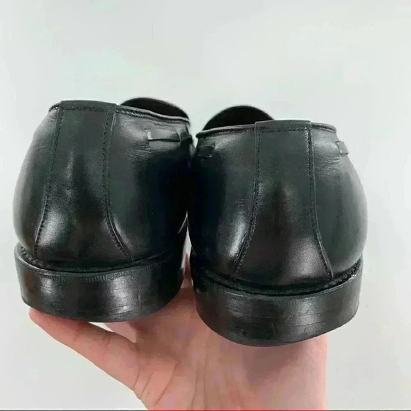 Allen Edmonds Grayson mean loafers size 9.5 black shell cordovan leather main image 10